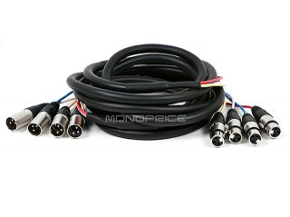 For only $9.29 each when QTY 50+ purchased   15ft 4 Channel XLR Male 