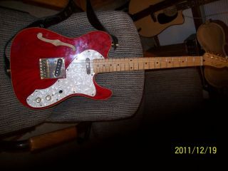 Squire telecaster By Fender Pro Tone Series F Hole Thinlne Telecaster 