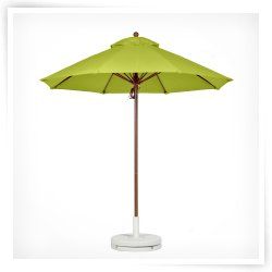 Frankford 11 ft. Fiberglass Market Umbrella with Wood Grain Pole