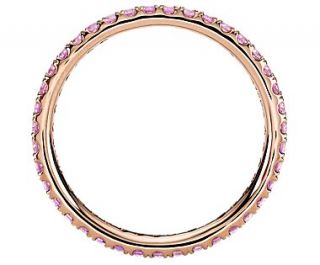 Pink Sapphire Eternity Ring in 18k Rose Gold  Blue Nile