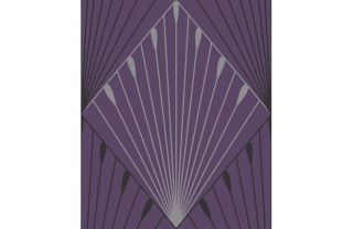 Rasch Geo Deco Wallpaper   Purple from Homebase.co.uk 
