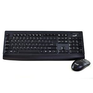 Genius Slim Star 801 Desktop Wireless Keyboard & Optical Mouse Kit w 