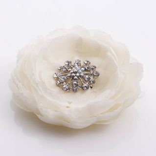 camellia flower brooch or hair clip by lily bella   