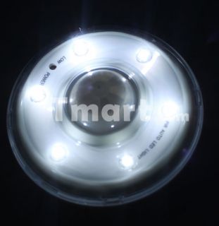 LED Super Bright Infrared Sensor Night Light White   Tmart