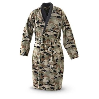 Guide Gear Camo Robe, Green Camo   1027072, Sleepwear & Pajamas at 