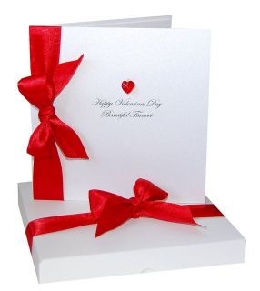 bedazzled swarovski valentines card by made with love designs ltd 