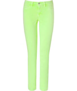 Brand Jeans Neon Yellow Mid Rise Skinny Pants  Damen > Jeans 