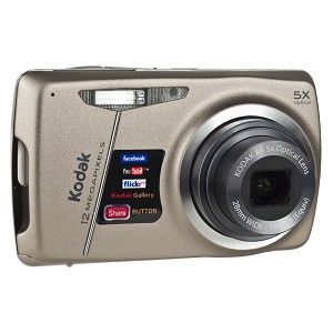 Kodak EasyShare M550 12MP 5x Optical/5x Digital Zoom HD Camera (Dark 