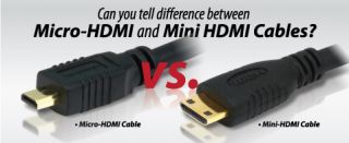 Whats the difference between mini and micro HDMI?