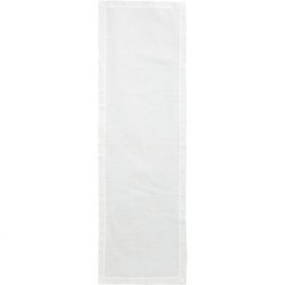 duo white linen placemat for two in table linens  CB2