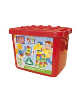 Mega Bloks 70 Piece Star Buy Tub   building blocks & construction kits 