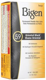 Bigen Hair Color 59, Oriental Black   