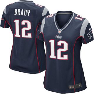 Girls Nike New England Patriots Tom Brady Game Team Color Jersey (7 