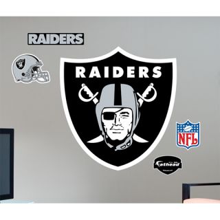 Fathead Oakland Raiders Logo Wall Graphic   NFLShop