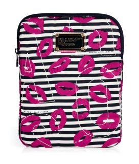 Marc by Marc Jacobs General Navy Multi Stripey Lips Tablet Case 