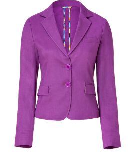 Etro Lilac Classic Short Jacket  Damen  Jacken  