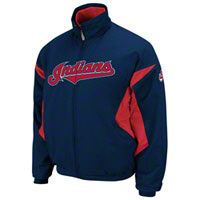 Cleveland Indians Authentic Collection Navy Therma Base™ Triple Peak 