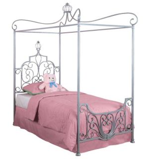 Princess Rebecca Twin Canopy Bed at Brookstone—Buy Now!