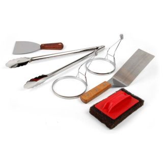 Griddle Cooking & Cleaning Kit at Brookstone—Buy Now