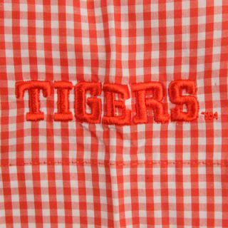 Clemson Tigers Orange Columbia Super Bonehead Button Down T Shirt 