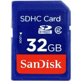 MacMall  Sandisk 32GB SDHC Class 2 Flash Memory Card SDSDB 032G A11