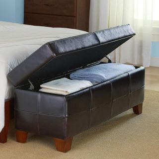 Storage benches for the bedroom at Brookstone—Buy Now