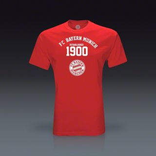 Bayern Munich 1900 T Shirt   Red  SOCCER