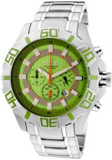 Croton CC311307SSGR Watches,Mans Eraganto Chronomaster Chrono Green 