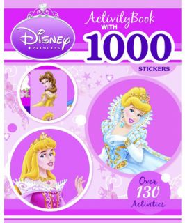 Disney Princess 1000 Stickers   childrens books   Mothercare