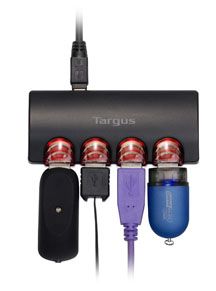 MacMall  Targus Ultra Mini USB Hub (4 Ports) PA055U