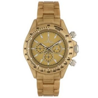 Toy Watch Unisex Gold Fluo Pearly Chronograph Watch