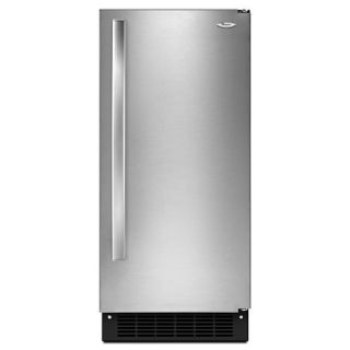 Whirlpool 15 Ice Maker   Stainless Steel   Outlet