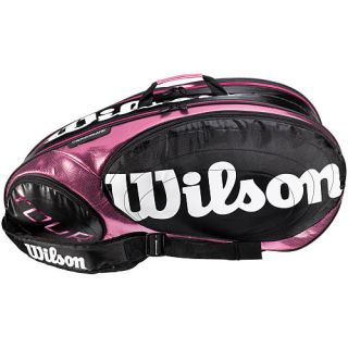 Wilson Tennistasche Tour Super Six Bag 9, schwarz/pink im Karstadt 