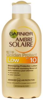 Garnier Ambre Solaire Golden Protect Shimmering Protection Lotion Low 
