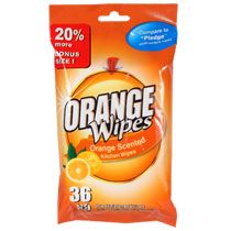 Home Cleaning, Storage & Hardware All Purpose Cleaning Orange Wipes 