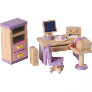 Wooden Dolls House Computer Room Funiture   Toys R Us   Dolls Houses 