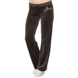 Juicy Couture Slate Logo Velour Classic Tracksuit Pants 32 Leg