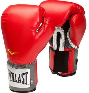   Pro Style Training Boxing Pair Gloves Size 8oz 10oz 12oz 14oz 16oz Red
