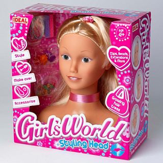 Girls world styling head   DOLLS   Dolls   Toys   Shop Gifts 