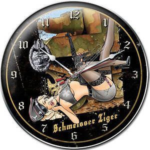 Schmeisser Tiger Metal Garage Clock
