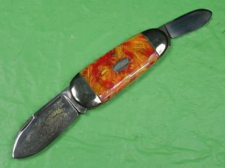 RARE 1992 German Buster SUNFISH FIGHT N ROOSTER Knife