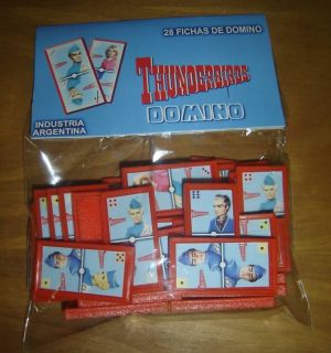 THUNDERBIRDS Argentina DOMINO game GERRY ANDERSON