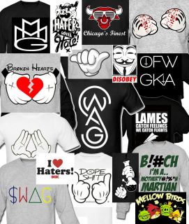 OBEY YMCMB LAST KING TISA assorted graphic tees /