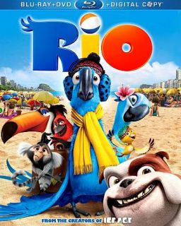 Rio Blu ray DVD, 2011, 3 Disc Set, Includes Digital Copy