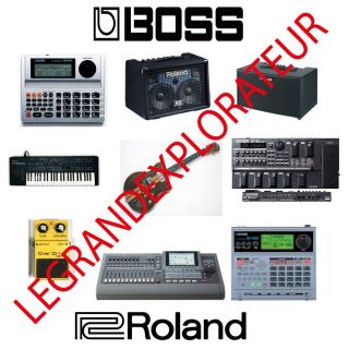 Ultimate ROLAND & BOSS repair service manuals notes