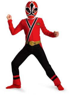 Halloween Boys Child Power Red Ranger Samurai Classic Costume 31526