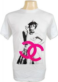 Lily Allen Smile Glam Rock Indie Vtg Retro T Shirt S