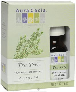 Buy Aura Cacia   Essential Oil Cleansing Tea Tree   0.5 oz. CLEARANCE 
