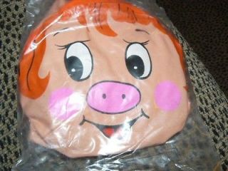 VINTAGE INFLATABLE BLOW UP MISS PIGGY DOLL MINT IN PACKAGE