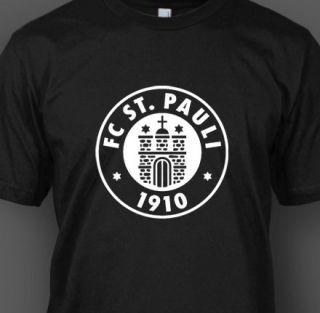 St Pauli T Shirt   Black & White   FC Sankt Pauli